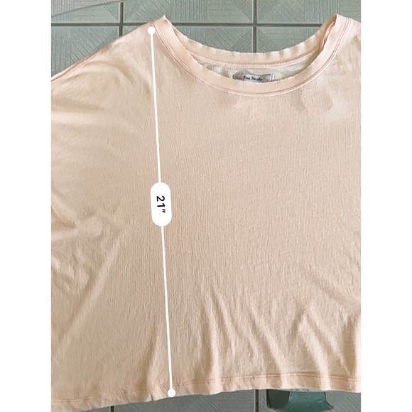 FREE PEOPLE Peach Top Size Small Dolman Sleeve Lightweight Comfy Sugar Rush Soft - Picture 9 of 12